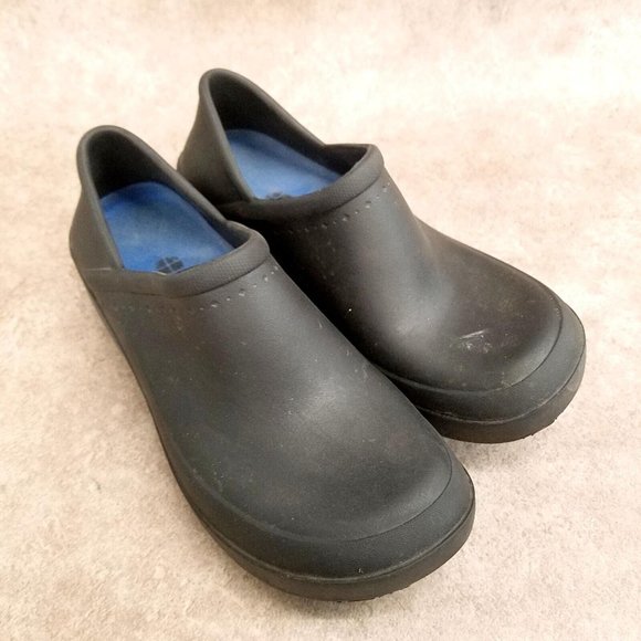 Shoes For Crews Womens Black Slip On Cobalt Loafer Slip and Oil Resistant Work - Picture 1 of 10